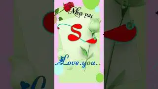 #S letter status|| name art video#whatsappstatus #best friend sk