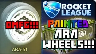 OMFG PAINTED ARA WHEELS!!! BEST LUCK EVER!!! ROCKET LEAGUE CRATE OPENING!!!