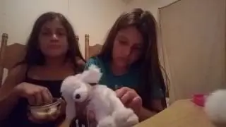 Cutting up toys
