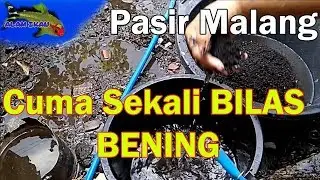 Proses Mencuci Pasir Malang Sekali Bilas langsung Bersih Bening