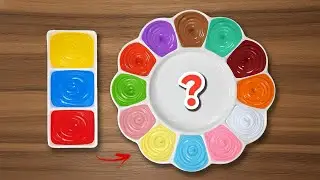 13 New Colors Made from Just 3 Paints in 15 Minutes!