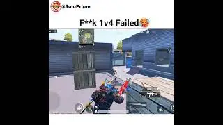 OMG! 1v4 Failed 🥵 #bgmishorts #1vs4clutch #1v4fail #failclutch #spray #intense #aimbot #soloprime