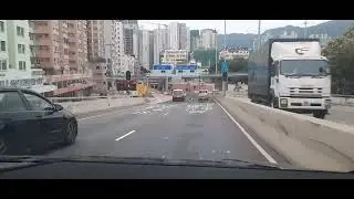 Harbourside ⏩️ Tsui Lam Sports Centre #HKRoads #HKDriver #rt