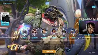 HARBLEU NANO ROADHOG GOD! [ OVERWATCH SEASON 24 TOP 500 ]
