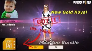 Free Fire New Gold Royal Moo Zoo Bundle || Moo Zoo Bundle || Free Fire || @GRSONSGamer