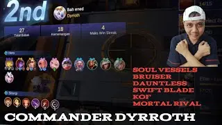 COMMANDER DYRROTH | GA KUAT LAWAN CLOUD LV 3 #mcgg #magicchessgogo 