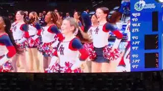 Dallas Mavericks pregame Dance performance Bill Ryan high school strutters 11/10/25 screenview