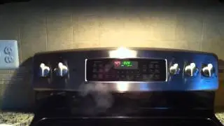 The smoke that comes out of our oven air vent...