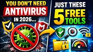 Stop Paying for Antivirus! These 5 FREE Security Tools Are Enough in 2026 🔥