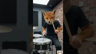 🥁 Little Groove Master, Cute Animal Drummer in Rhythm | 節奏大師登場 可愛小動物自信打鼓演出 🎶✨