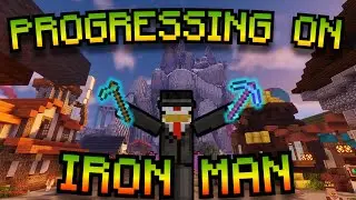 Making MASSIVE PROGRESS On My SKYBLOCK IRON MAN PROFILE!!