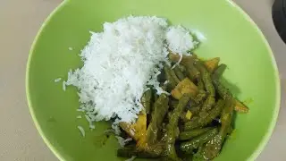 Lemongrass Tofu With String Beans