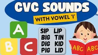 CVC Words with Short 'i' Sound | Learn Phonics for Kindergarten | Fun & Easy Reading Practice