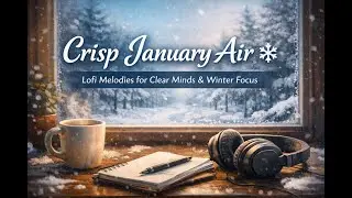 Crisp January Air ❄️ Lofi Melodies for Clear Minds & Winter Focus