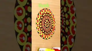 Reverse Dot Mandala #dotmandalapainting #dotmandalas #dotmandala #mandala #mandalaart #harharshambhu