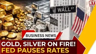 Gold Explodes Past $5,500! Wall Street Mixed After Fed Holds Rates & ilver Soars | Business News