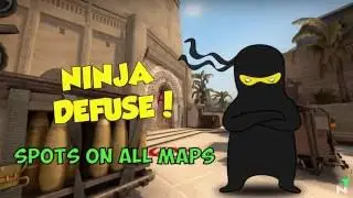 CS: GO - Ninja Defuse Spots on All Maps