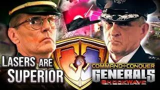 C&C ShockWave: Laser General vs Air Force General - Hard Difficulty with Commentary
