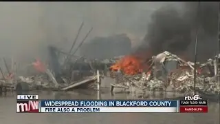 Fire, flood keeping emergency crews busy in Hartford City