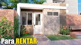 Casa de 5x7 metros | Casa para RENTAR | Casas pequeñas pero BONITAS