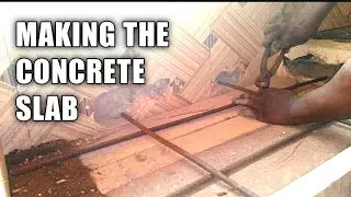 Making A Concrete Cupboard Part 3 | Iron Work and Concrete Slab Making #ConcreteFurniture #diy