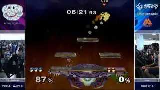 CLG PewPewU (Marth) vs Poop (Falcon) - GOML2016 - SSBM Pools