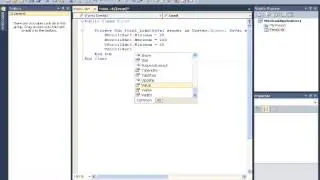 VB Lesson, HScrollBar & VScrollBar