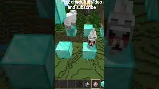 Minecraft dog first choose #minecraft #shorts