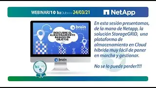 WEBINAR 10: ALMACENAMIENTO BASADO EN OBJETOS/ STORAGEGRID NETAPP