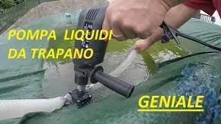 Pompa liquidi da trapano, pompa per trapano, pompa svuotateli low cost