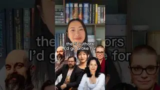 5 authors I'd go bankrupt for #shorts #booktube