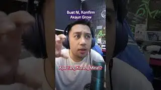 Tips Grow Akaun - Pasti Jadi