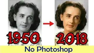 How to convert black and white photo to colour photo.
