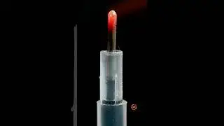 What happens if the tip of the pen is heated? #shorts #experiment #asmr