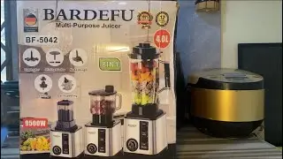 BARDEFU 8IN1 BLENDER | BF-5042 | UNBOXING |  GHANA 🇬🇭 