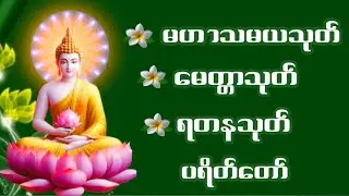 မနက်ခင်း ညနေခင်းတရားတော်များ ပရိတ်ပဌာန်း မေတ္တာပို့ အန္တရာယ်ကင်းပရိတ်တော် ခင်ပွန်းကြီးဆယ်ပါး