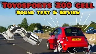 Toyosports 200 Cell Sports Cat - Abarth 595 (Sound Test & Review)