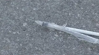 Needles litter Buffalo neighborhood