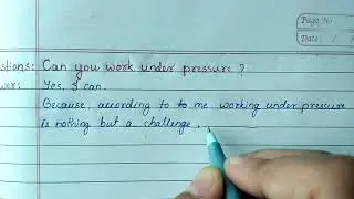 Can You Work Under Pressure? (How to ANSWER this Behavioural Interview Question!)