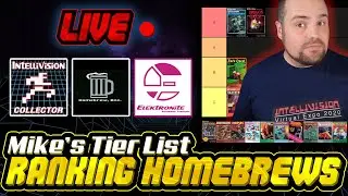 RANKING ALL HOMEBREW GAMES from Intellivision Collector, Elektronite, and Homebrew Inc!