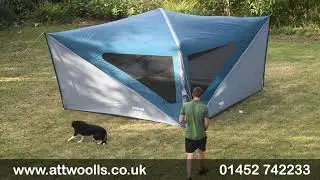 Vango Trigon Airhub Shelter Pitching & Packing (Real Time) Video
