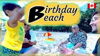 Unique surprise for Papa on his birthday | Oka beach Canada, Our first outing this summer