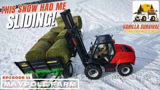 The terrible stack job | Vanilla Survival Challenge on Maypole Farms - Farming Simulator 25