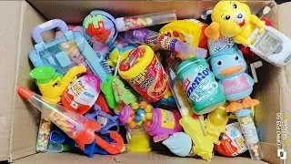 Kinder Joy toy gems candy lollipop skittles ice ball candy 🍬🍭