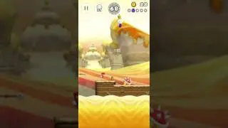 Super Mario Run World 3-1 Purple Coins