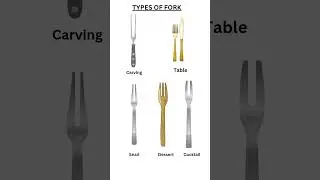 Fork Types #english #youtubeshorts #vocabulary #latest #viral #new #learnenglish