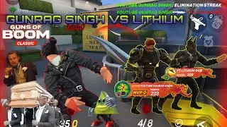 Gunrag Singh vs Lithium (Best Dancer 💃🤣) GUNS OF BOOM MEMES GAMEPLAY