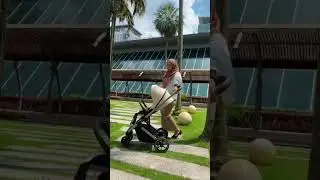 How to fold NIOR stroller #fypシ #fypシ゚viral #quinton #strollerbaby #twowayfacing