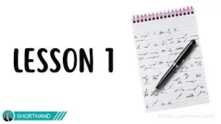 📖 Lesson 1 - Reading #Shorthand Gregg Series 90 (en español)