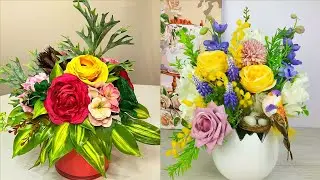 Spectacular Different Type Of Attractive Flower Buckit And Center Piece Ideas For Home Decoration